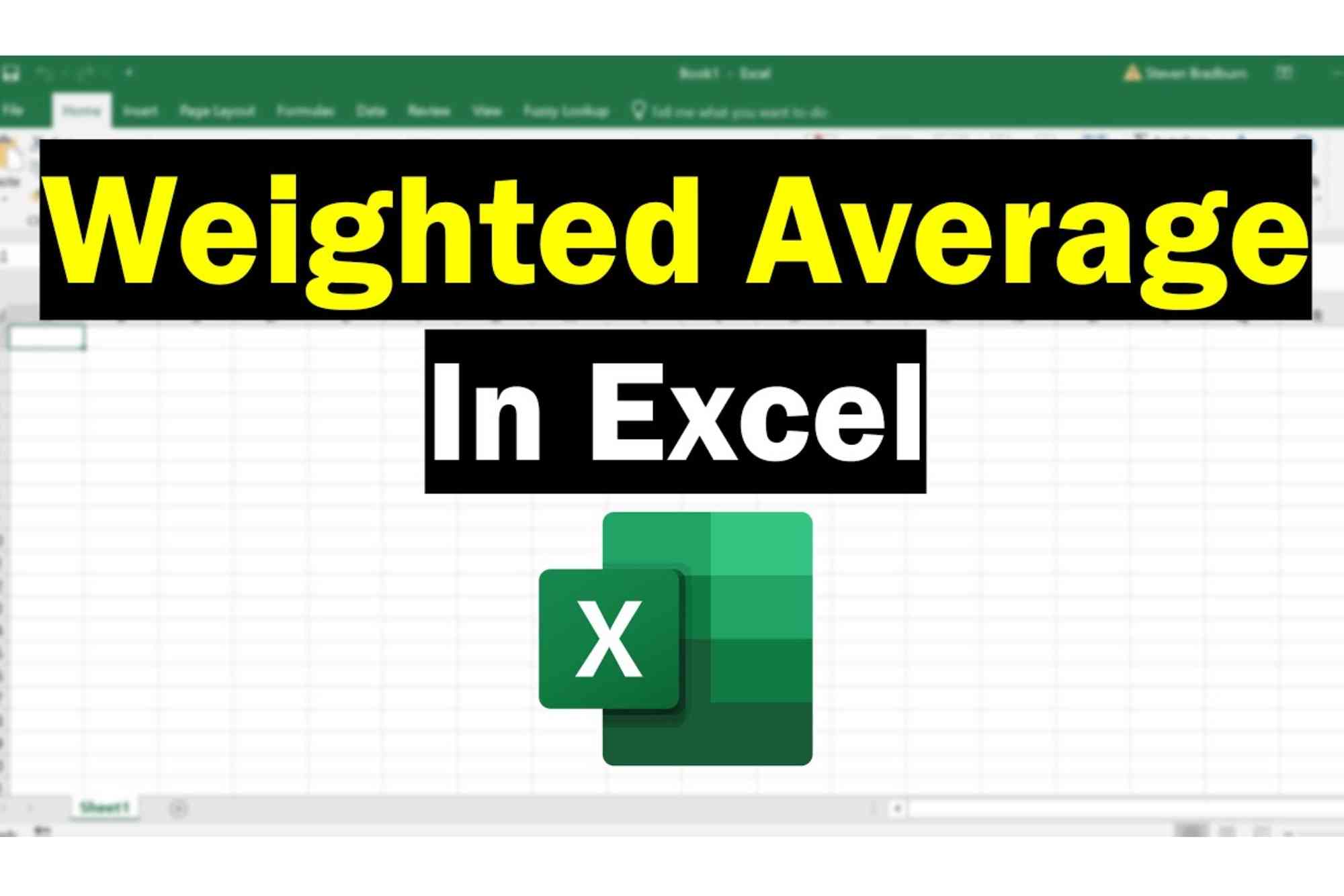 How to Calculate Weighted Average in Excel with Percentages
